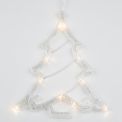 Подвесной светодиодный светильник «Ёлочка» Uniel ULD-H1620-010/STA/3AAA Warm White IP20 Xmas Tree UL-00007254