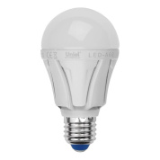 Лампа светодиодная Uniel E27 10W 3000K матовая LED-A60 10W/WW/E27/FR PLP01WH UL-00001524