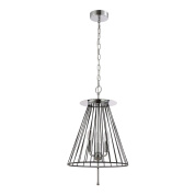 Подвесная люстра Crystal Lux Modesto SP3 Black/Chrome