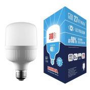 Лампа LED сверхмощная Volpe E27 40W 4000K матовая LED-M80-40W/4000K/E27/FR/NR UL-00006789