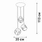 Подвесная люстра Vitaluce V4931-0/3S
