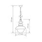 Уличный подвесной cветильник Elektrostandard Talli H GL 3002H брауни 4690389106583