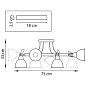 Потолочная люстра Lightstar Acrobata 761063