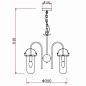 Подвесная люстра Rivoli Aleksa 4059-203 Б0047320