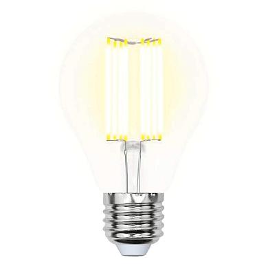 Лампа светодиодная филаментная E27 23W 3000K прозрачная LED-A70-23W/3000K/E27/CL PLS02WH UL-00005897