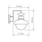 Уличный настенный cветильник Elektrostandard Talli D GL 3002D черный 4690389106576