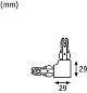 Коннектор L-образный Paulmann URail 96906