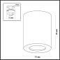 Потолочный светильник Odeon Light Aquana 3571/1C