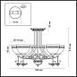 Потолочная люстра Lumion Horas 3403/5C