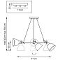 Подвесная люстра Lightstar Acrobata 761167
