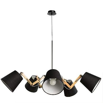 Подвесная люстра Arte Lamp Pinoccio A5700LM-5BK