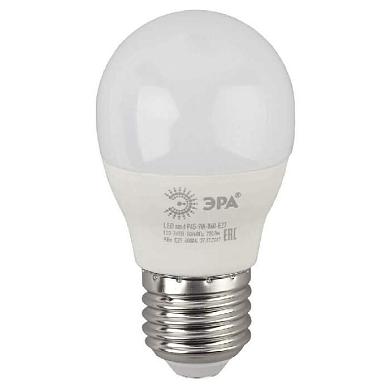 Лампа светодиодная ЭРА E27 9W 6000K матовая LED P45-9W-860-E27 Б0031412