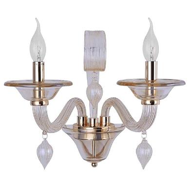 Бра Crystal Lux Caetano AP2 Amber