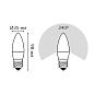 Лампа светодиодная Gauss E27 6W 3000K матовая 33216
