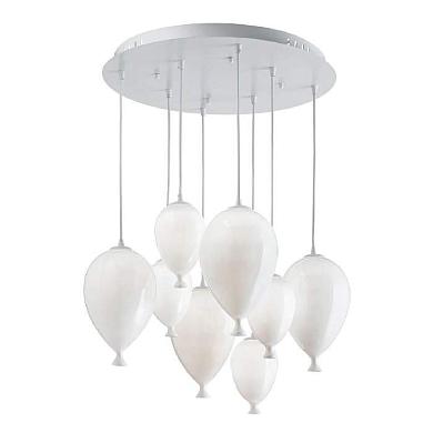 Подвесная люстра Ideal Lux Clown SP8 Bianco 100883