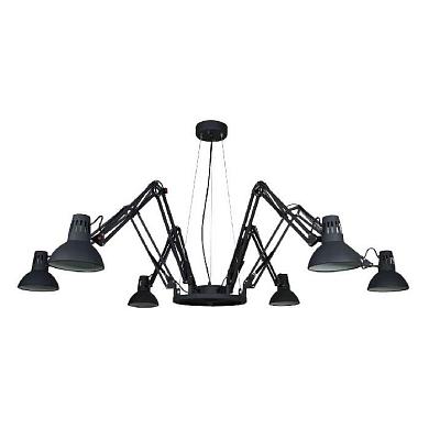 Подвесная люстра Arte Lamp Ragno A2043SP-6BK