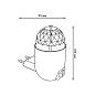 Настенный светильник Gauss с фиксированной проекцией диско DIY0041