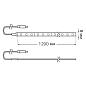 Светодиодная влагозащищенная лента Gauss 4,5W/m 30LED/m 2835SMD холодный белый 1,2M 311011205