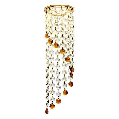 Встраиваемый светильник Ambrella light Crystal K3440 CL/BR/G