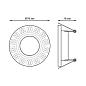 Встраиваемый светильник Gauss Aluminium AL017