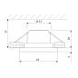 Встраиваемый светодиодный светильник Elektrostandard 15271/LED белый 4690389175756