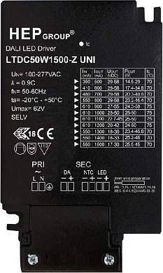 Драйвер Eglo Salobrena 1 17-58V 14,5-50W IP20 0,5-1,5A 61371