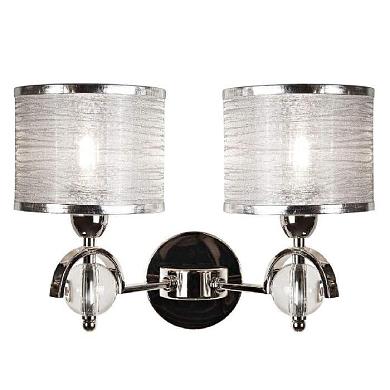 Бра iLamp Chelsea W2400-2 Nickel