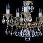 Подвесная люстра Artglass Jarmila V. White Gold CE