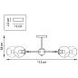 Потолочная люстра Lightstar Beta 785087