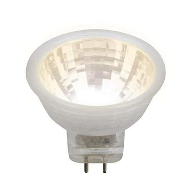 Лампа светодиодная Uniel GU4 3W 3000K прозрачная LED-MR11-3W/WW/GU4/220V GLZ21TR UL-00001702