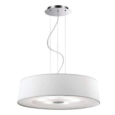 Подвесной светильник Ideal Lux Hilton SP6 Round Bianco 075518