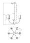 Подвесная люстра Maytoni Arco MOD223PL-06BS