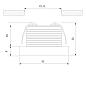 Встраиваемый светодиодный светильник Elektrostandard 15268/LED белый 4690389174360