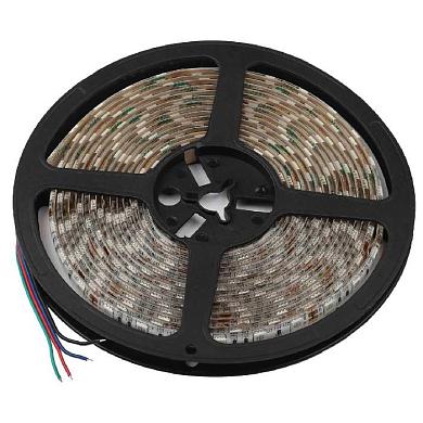 Светодиодная влагозащищенная лента ЭРА 14,4W/m 60LED/m 5050SMD RGB 5M KU-5050AD-60D-RGB Б0044123